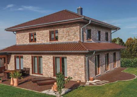 ABC клинкерная черепица, TG10, Artikel 6401, nussbraun ABC клинкерная черепица, TG10, Artikel 6401, nussbraun