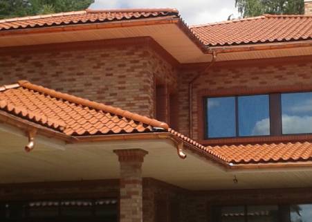 ABC клинкерная черепица TG10 kupferbraun