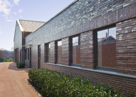 ABC кирпич облицовочный Artikel 1003, Rotbunt Schmolz, Objekt Wettringen, Bürgerhalle ABC кирпич облицовочный Artikel 1003, Rotbunt Schmolz, Objekt Wettringen, Bürgerhalle