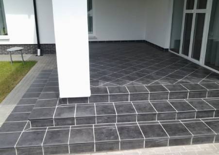 Ступени клинкерные Schiefergrau